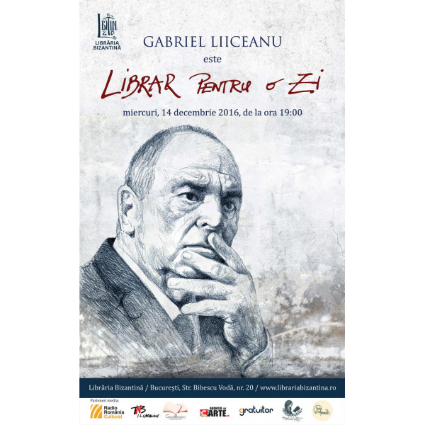 Librar pentru o zi este Gabriel Liiceanu - Editie speciala - Miercuri, 14 decembrie, ora 19:0