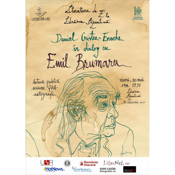 Vineri, 30 mai, ora 19.30 - "Literatura de azi la Libraria Bizantina"