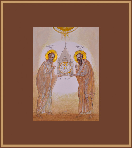 Icoana Sfintii Apostoli Petru si Pavel, Elena Murariu
