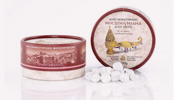 Tamaie aroma de trandafir, 100 g de la Manastirea Vatopedi Sfantul Munte Athos 