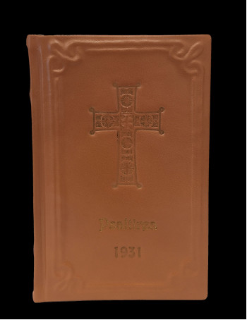 Psaltirea 1931 piele, model sfoara