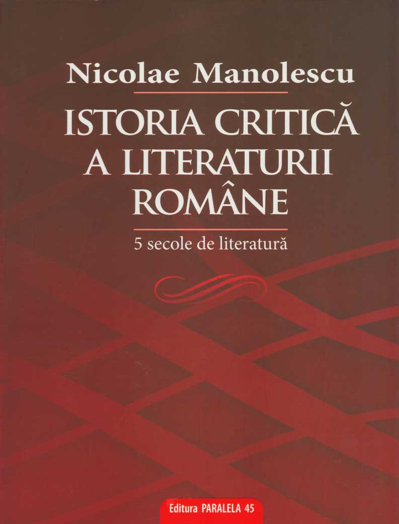 Istoria critica a literaturii romane
